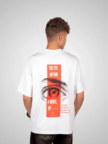 Eye Oversized T-Shirt ( White )